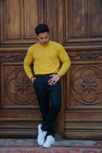POLO M/L MOSTAZA
