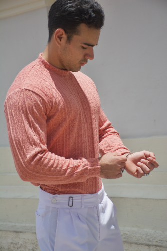 POLO M/L SALMON