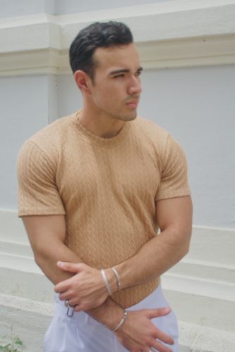 POLO SENCILLO BEIGE T