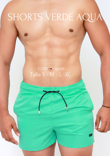 SHORT VERDE AQUA TALLA XL