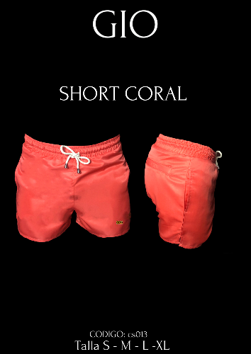 SHORT CORAL TALLA M