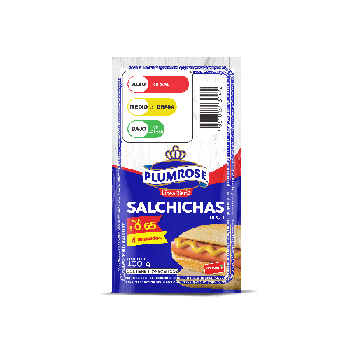Salchicha Plumrose Linea Diaria