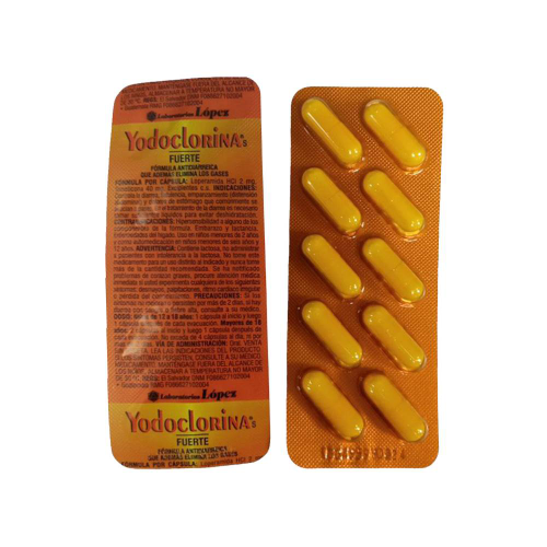 YODOCLORINA CAPSULAS BLISTER 10 UNIDADES