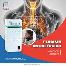 FLUDISIN "L" ANTIALERGICO  AMBROXOL/LORATADINA 30/5mg JARABE 100ML