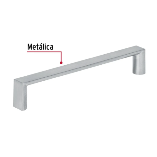 JALADOR TIPO ANDAMIO NIQUEL SATINADO 12.8CM