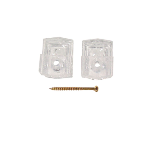 SOPORTE / MANITAS PARA VIDRIO 5MM SIN TORNILLO