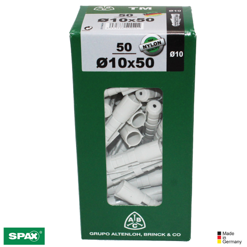 TARUGO ABC SIN TORNILLO 10*40 3/8x2