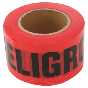 CINTA ROJA PELIGRO 3"x1000 FT
