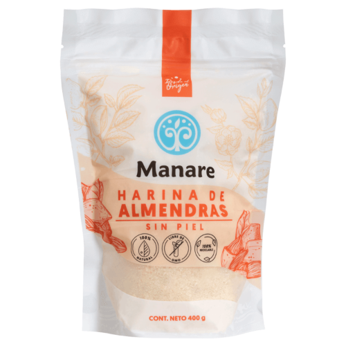 Harina de Almendras Sin Piel Manare 400g