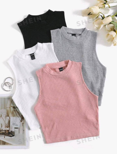 Blusas cortes sin mangas