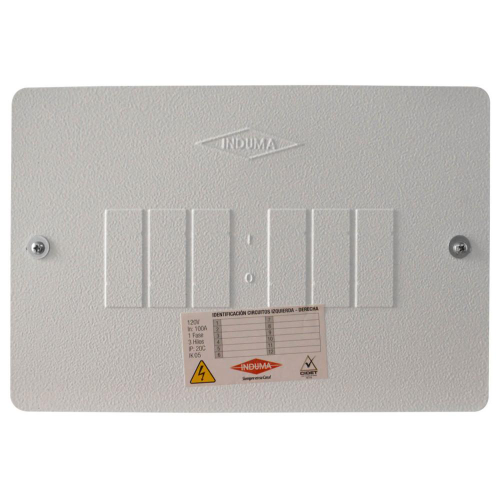 CARA PARA BREAKER METALICA X6 CIRCUITOS INDUMA