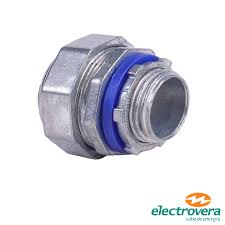 CONECTTOR RECTO PARA CORAZA AMERICANA 1 1/2