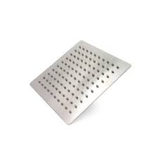 DUCHA REGADERA UDUKE CROMADA  ACERO INOXIDABLE 4" CUADRADA