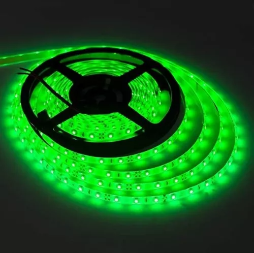 CINTA LED 12V X 5MTS VERDE MERCURY