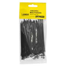 AMARRA PLASTICA NEGRA 2.5X100MM (10CM) UDUKE