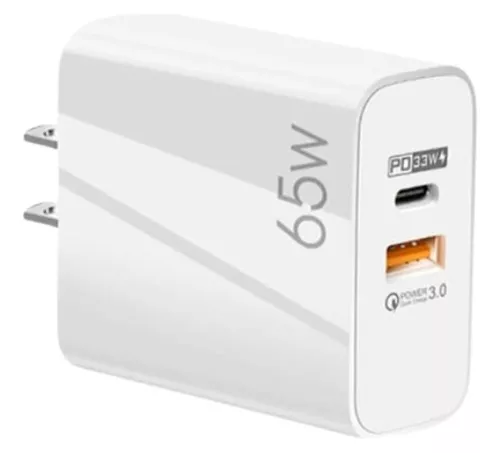 CARGADOR 65W 2PTO USB 2PTO TIPO C