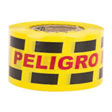 CINTA DE PRECAUCION PELIGRO 500MTS AMARILLA