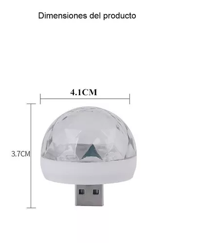 BOMBILLO MINI RGB USB