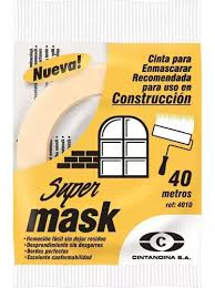CINTA ENMASCARAR SUPERMASK 1/2 X 40 MTS