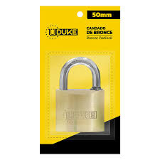 CANDADO 50MM DORADO PULIDO EN BLISTER UDUKE