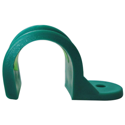 ABRAZADERA PLASTICA VERDE 1/2