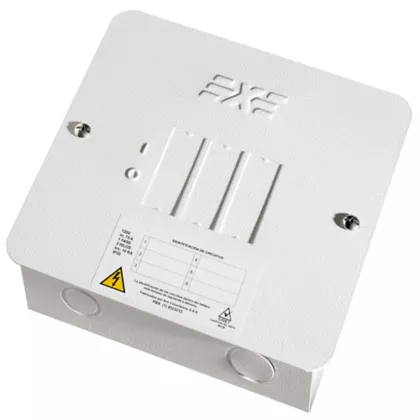 CAJA PARA BREAKER X3 CIRCUITOS INDUMA