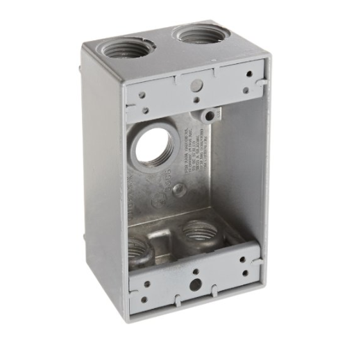 CAJA METALICA RAWELT 1/2 2X4 3 SALIDAS