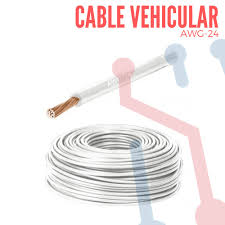 CABLE VEHICULAR 16 BLANCO