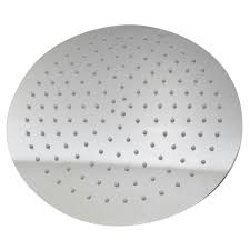 DUCHA REGADERA 8" REDONDA CROMADA ACERO INOXIDABLE UDUKE