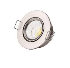 BALA LED 3W BORD SATIN LUZ BLANCA ZAFIRO