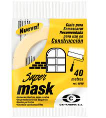 CINTA ENMASCARAR SUPER MASK 3/4 X40MTS