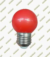 BOMBILLO LED 1W PING PONG LUZ ROJA ZAFIRO