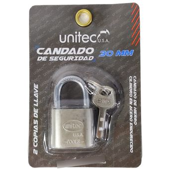CANDADO DE SEGURIDAD 30MM UNITEC