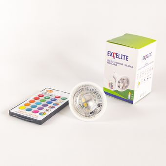 BOMBILLO GU10 5W RGB CON CONTROL EXCELITE