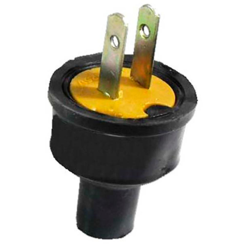 CLAVIJA MEDALLA AMARILLA 15 AMP REDONDA