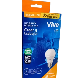 BOMBILLO VIVE 18W LUZ BLANCA