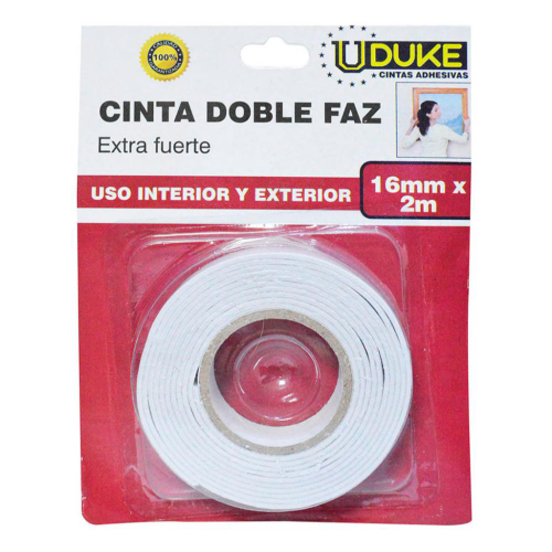 CINTA DOBLE FAZ UDUKE 2MTS 1.5 mm