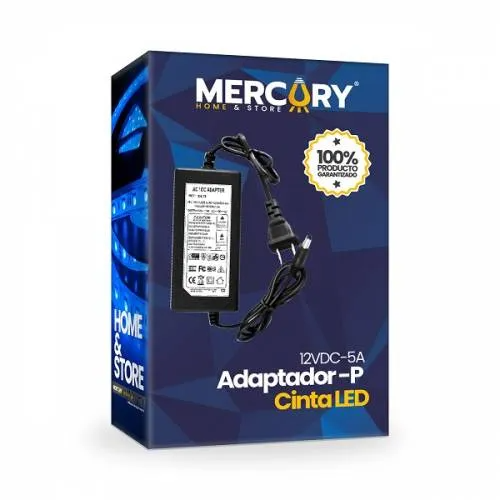 ADAPTADOR P-CINTA LED 12V 5A