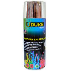 AEROSOL UDUKE ALUMINIO 400ML (36)TAPA CROMADA