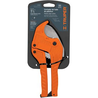 CORTADOR TIPO TIJERAPARA TUBO PLASTICO,CORTE1-55/8",TRUPER
