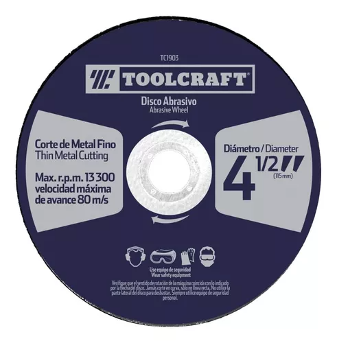 DISCO MULTIFUNCIONES 4" TOOLCRAFT
