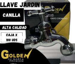 LLAVE JARDIN METALICA GENERICA GOLDEN