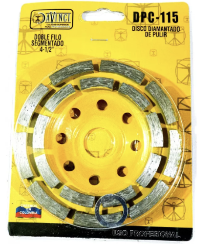 DISCO DIAMANTADO DE PULIR 4 1/2 DOBLE SENHANG