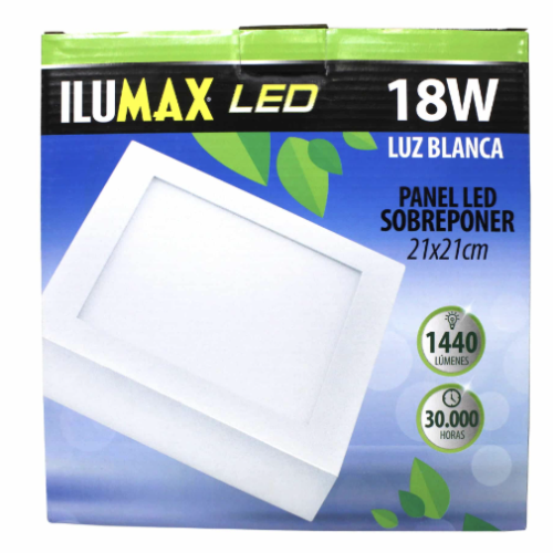 PANEL LED CUADRADO 6W VIVO SOBREPONER