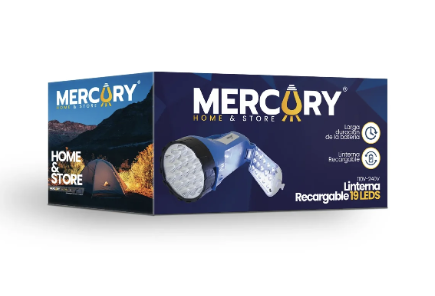 LINTERNA RECARGABLE TIPO MILENIO MERCURY