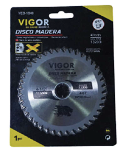 DISCO SIERRA MADERA 7" VIGOR