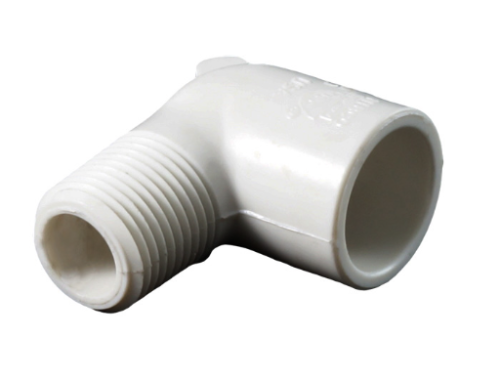 CODO ROSCADO MACHO 1/2 PVC