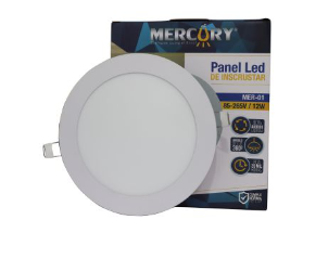 PANEL LED DE INCRUSTAR  8" 18W REDONDO MERCURY