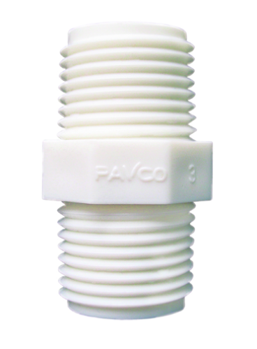 NIPLE ROSCADO 1" PVC