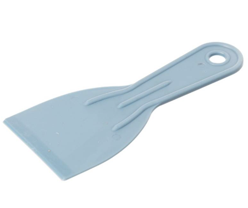 ESPATULA PLASTICA CON AGARRADERA 4"